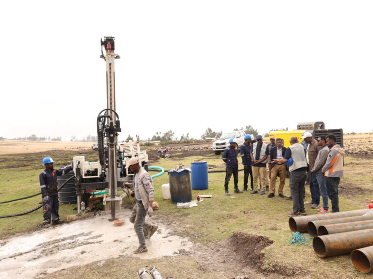 Historic First Water Well Drilled in Woberi Mensur Village, Oromia Region, Ethiopia
